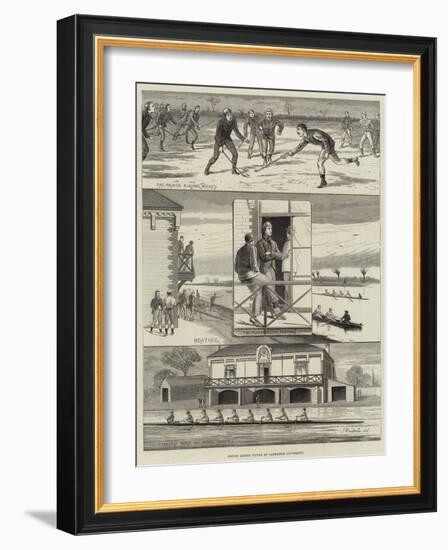 Prince Albert Victor at Cambridge University-null-Framed Giclee Print