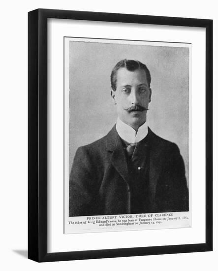 Prince Albert Victor, Duke of Clarence and Avondale-null-Framed Giclee Print