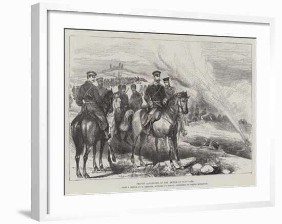 Prince Alexander at the Battle of Slivnitza-null-Framed Giclee Print