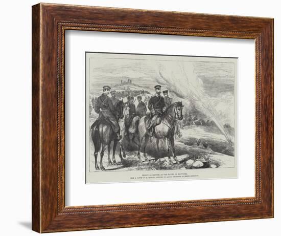 Prince Alexander at the Battle of Slivnitza-null-Framed Giclee Print