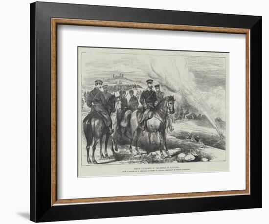 Prince Alexander at the Battle of Slivnitza-null-Framed Giclee Print