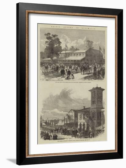 Prince Alfred in Australia-Charles Robinson-Framed Giclee Print