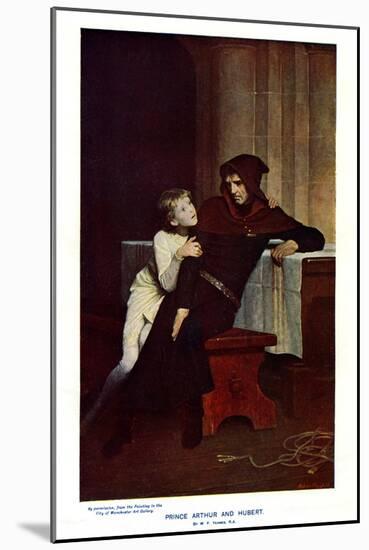 Prince Arthur and Hubert, 19th Century-William Frederick Yeames-Mounted Giclee Print