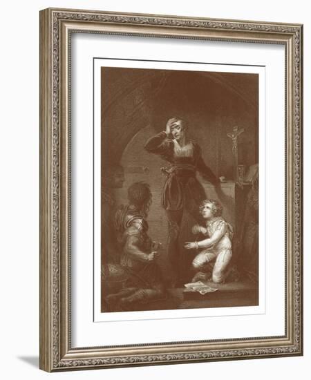 Prince Arthur and Hubert-James Northcote-Framed Giclee Print