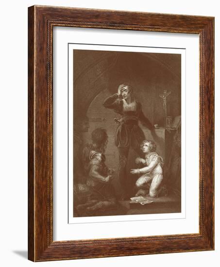 Prince Arthur and Hubert-James Northcote-Framed Giclee Print