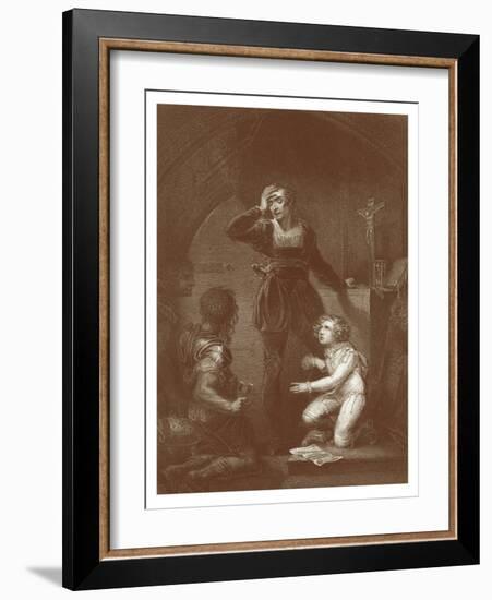 Prince Arthur and Hubert-James Northcote-Framed Giclee Print