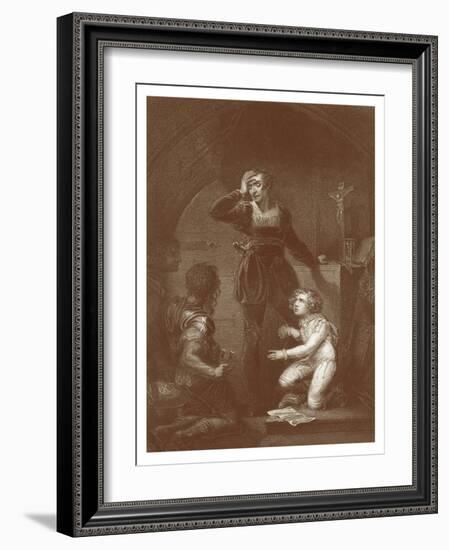 Prince Arthur and Hubert-James Northcote-Framed Giclee Print