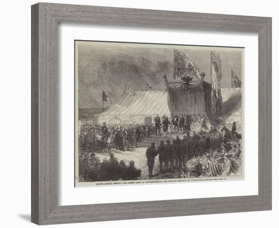 Prince Arthur Opening the Albert Park at Middlesborough-Charles Robinson-Framed Giclee Print