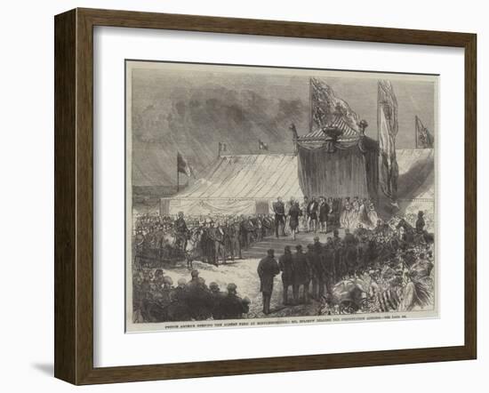 Prince Arthur Opening the Albert Park at Middlesborough-Charles Robinson-Framed Giclee Print