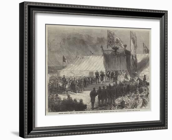 Prince Arthur Opening the Albert Park at Middlesborough-Charles Robinson-Framed Giclee Print