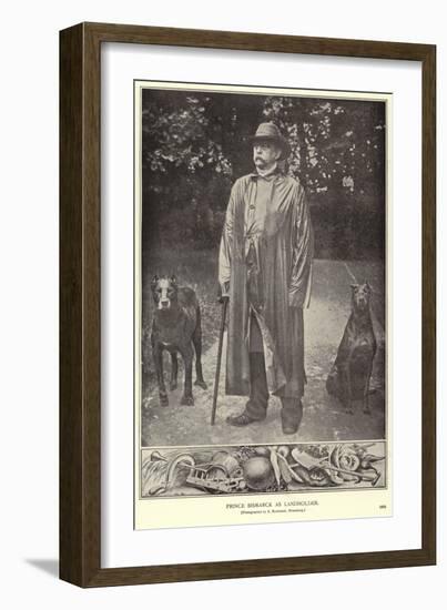 Prince Bismarck as Landholder-null-Framed Photographic Print
