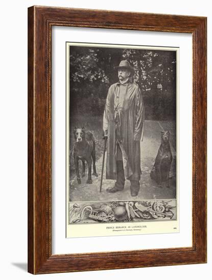 Prince Bismarck as Landholder-null-Framed Photographic Print