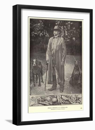 Prince Bismarck as Landholder-null-Framed Photographic Print