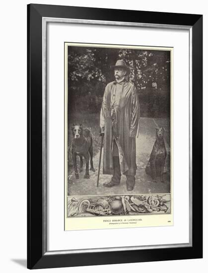 Prince Bismarck as Landholder-null-Framed Photographic Print