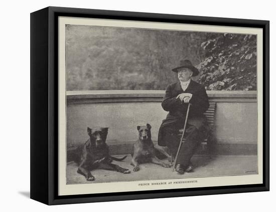 Prince Bismarck at Friedrichsruh-null-Framed Premier Image Canvas