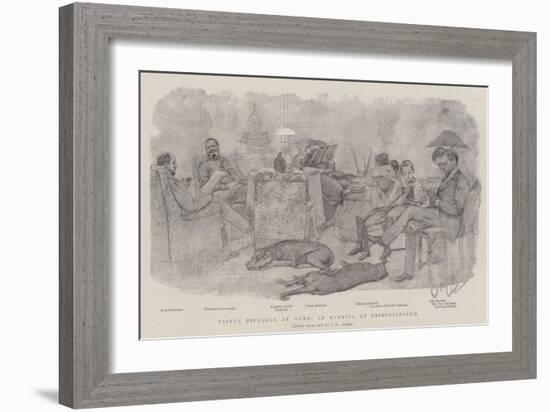 Prince Bismarck at Home, an Evening at Friedrichsruh-null-Framed Giclee Print