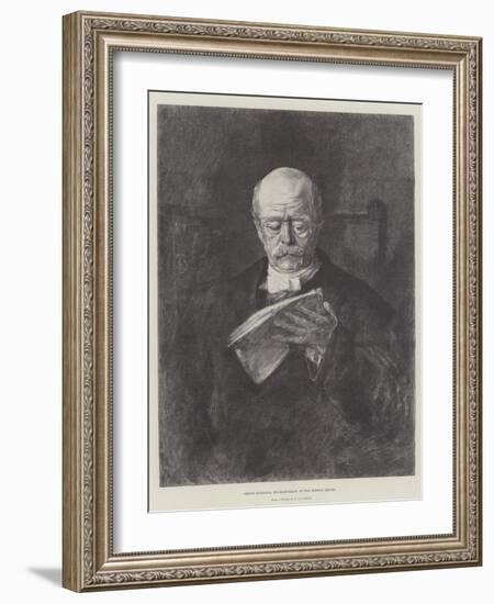 Prince Bismarck, Ex-Chancellor of the German Empire-null-Framed Giclee Print