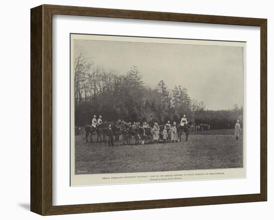 Prince Bismarck's Eightieth Birthday-null-Framed Giclee Print