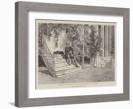 Prince Bismarck's Favourite Seat at Varzin-null-Framed Giclee Print