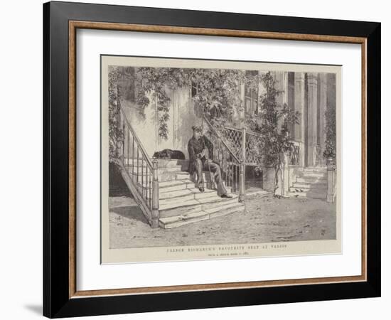 Prince Bismarck's Favourite Seat at Varzin-null-Framed Giclee Print