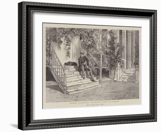 Prince Bismarck's Favourite Seat at Varzin-null-Framed Giclee Print