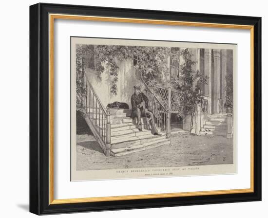 Prince Bismarck's Favourite Seat at Varzin-null-Framed Giclee Print