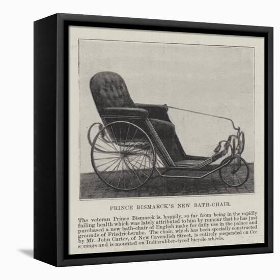 Prince Bismarck's New Bath-Chair-null-Framed Premier Image Canvas