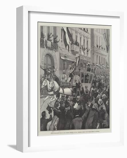 Prince Bismarck's Visit to the German Emperor-Amedee Forestier-Framed Giclee Print