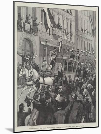 Prince Bismarck's Visit to the German Emperor-Amedee Forestier-Mounted Giclee Print