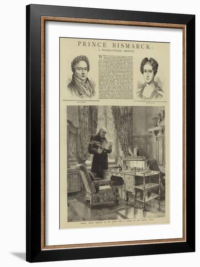 Prince Bismarck-Henry William Brewer-Framed Giclee Print