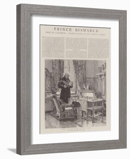 Prince Bismarck-Henry William Brewer-Framed Giclee Print