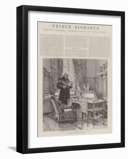 Prince Bismarck-Henry William Brewer-Framed Giclee Print