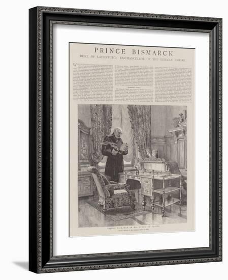 Prince Bismarck-Henry William Brewer-Framed Giclee Print