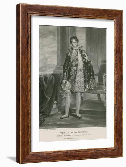 Prince Camillo Borghese-Francois Gerard-Framed Giclee Print