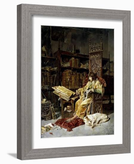 Prince Carlos of Viana, 1881, Spanish School-Jose Moreno carbonero-Framed Giclee Print