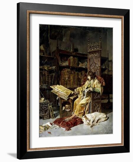 Prince Carlos of Viana, 1881, Spanish School-Jose Moreno carbonero-Framed Giclee Print