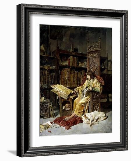 Prince Carlos of Viana, 1881, Spanish School-Jose Moreno carbonero-Framed Giclee Print