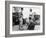 Prince Charles and Princess Diana with Prince William and Prince Harry, meet the headmistress as Ha-null-Framed Photographic Print