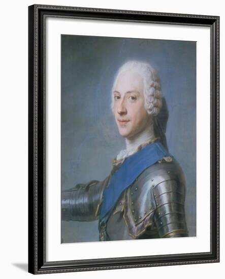 Prince Charles Edward Stewart, 1720-88-Maurice Quentin de La Tour-Framed Giclee Print