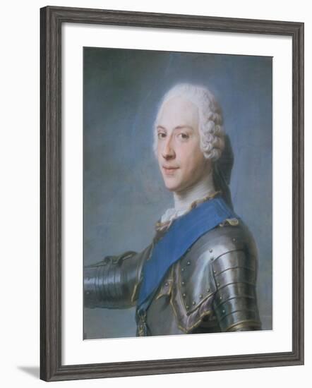 Prince Charles Edward Stewart, 1720-88-Maurice Quentin de La Tour-Framed Giclee Print