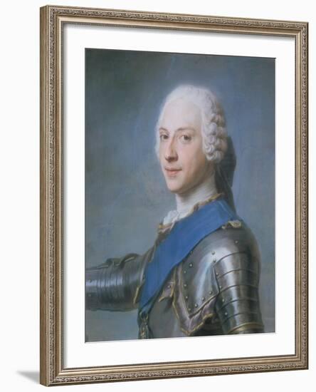 Prince Charles Edward Stewart, 1720-88-Maurice Quentin de La Tour-Framed Giclee Print