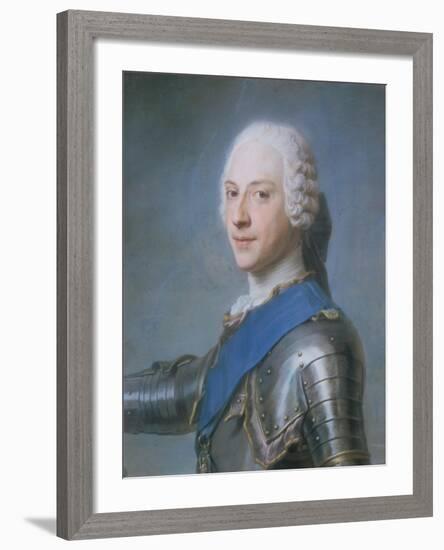Prince Charles Edward Stewart, 1720-88-Maurice Quentin de La Tour-Framed Giclee Print