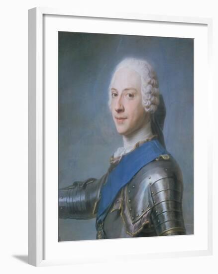 Prince Charles Edward Stewart, 1720-88-Maurice Quentin de La Tour-Framed Giclee Print