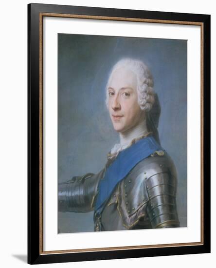 Prince Charles Edward Stewart, 1720-88-Maurice Quentin de La Tour-Framed Giclee Print