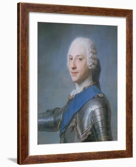 Prince Charles Edward Stewart, 1720-88-Maurice Quentin de La Tour-Framed Giclee Print