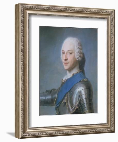 Prince Charles Edward Stewart, 1720-88-Maurice Quentin de La Tour-Framed Giclee Print