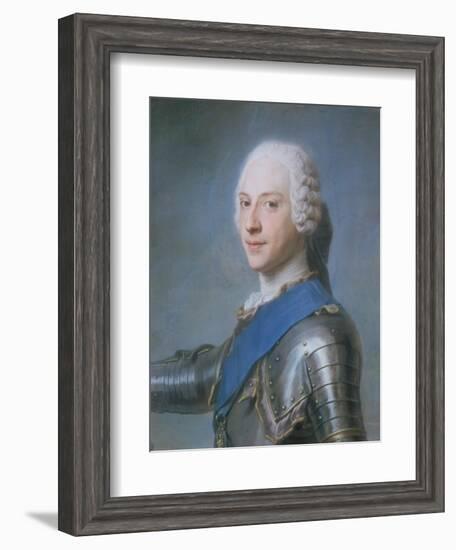 Prince Charles Edward Stewart, 1720-88-Maurice Quentin de La Tour-Framed Giclee Print