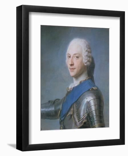 Prince Charles Edward Stewart, 1720-88-Maurice Quentin de La Tour-Framed Giclee Print