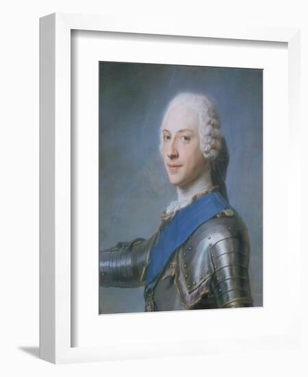 Prince Charles Edward Stewart, 1720-88-Maurice Quentin de La Tour-Framed Giclee Print