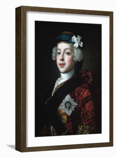 Prince Charles Edward Stuart (Bonnie Prince Charlie)-William Mosman-Framed Art Print